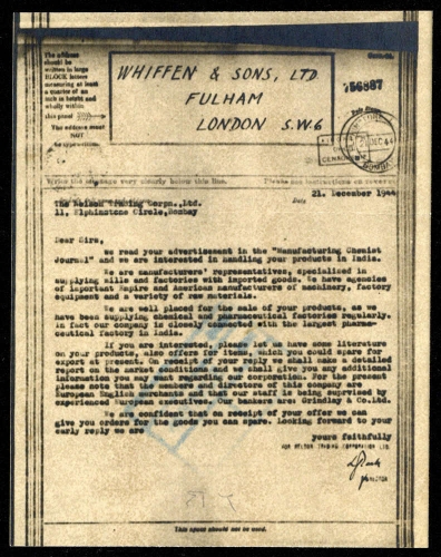 1944, Grossbritannien, Briefst.