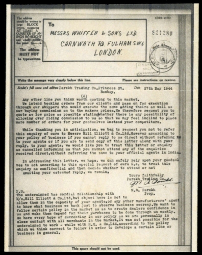 1944, Grossbritannien, Briefst.