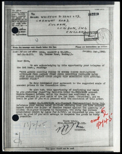 1945, Grossbritannien, Briefst.