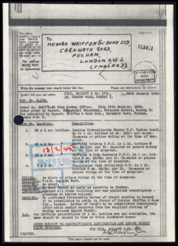 1945, Grossbritannien, Briefst.