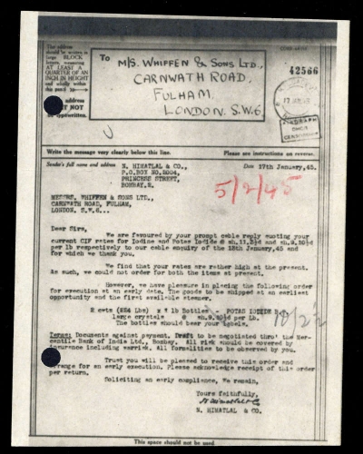 1945, Grossbritannien, Briefst.
