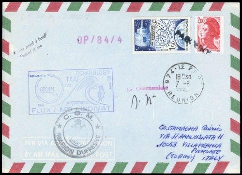 1984, Expeditionen,Antarktis,, F 2416 u.a., Brief