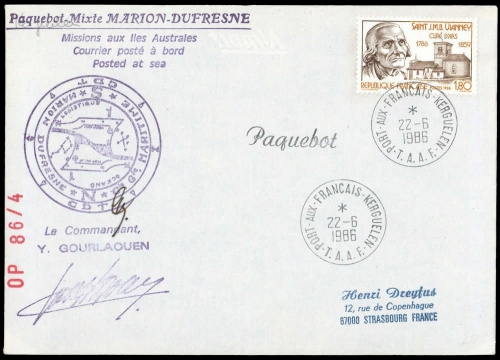 1986, Expeditionen,Antarktis,, F 2548, Brief
