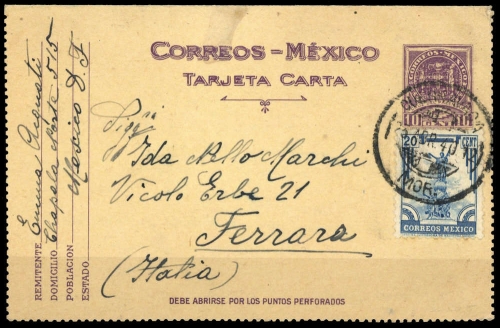 1935, Mexiko, K (704), Brief