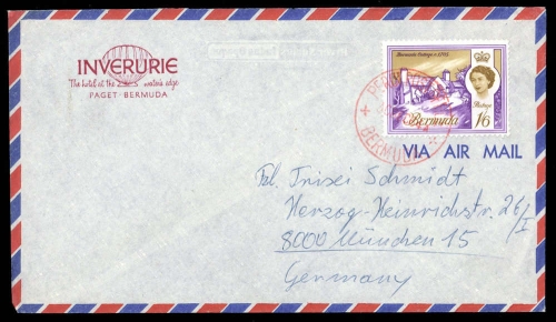 1962, Bermuda, 173 X, Brief