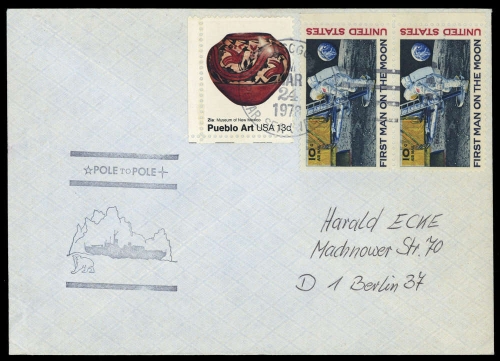 1978, Expeditionen,Antarktis,, 990 (2) u.a., Brief