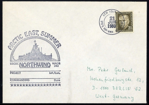 1980, Expeditionen,Arktis,, 935, Brief