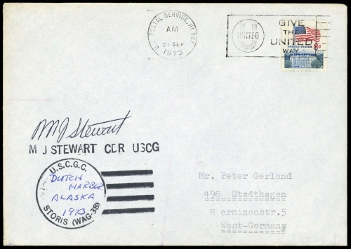 1973, Expeditionen,Arktis,, 1033 A, Brief