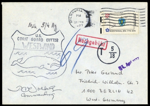 1977, Expeditionen,Arktis,, 1208, Brief