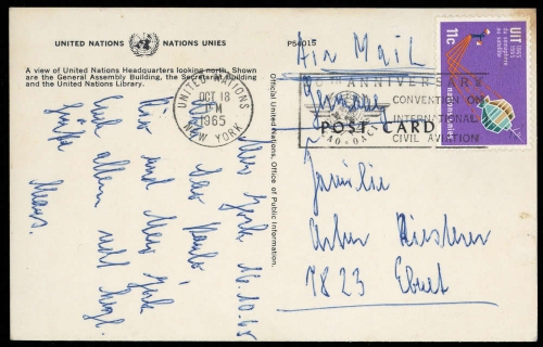 1965, UNO New York, 153, Brief
