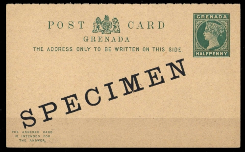 1886, Grenada, P 8 SP, Brief