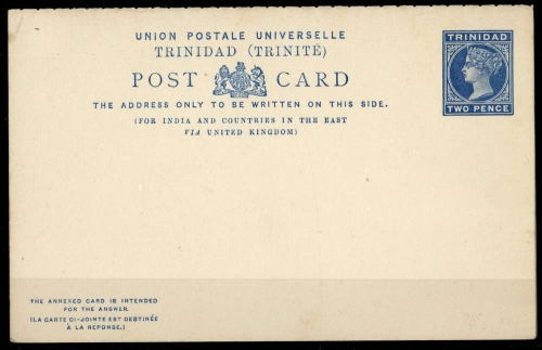 1884, Trinidad und Tobago, P 8 b, Brief