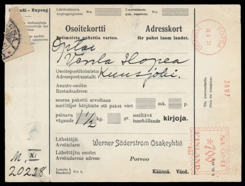1931, Finnland, Brief
