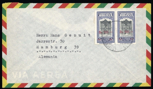 1957, Bolivien, 572 (2), Brief