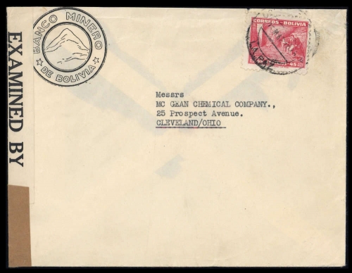 1941, Bolivien, 323, Brief