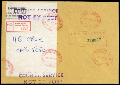 1967, Grossbritannien, Brief