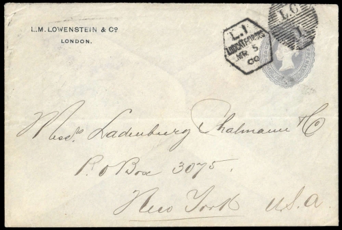 1900, Grossbritannien, PU, Brief