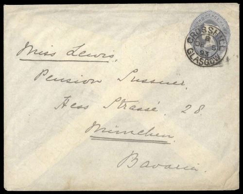1893, Grossbritannien, PU, Brief