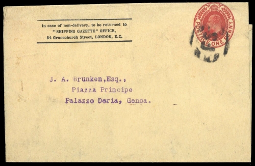 1902, Grossbritannien, PS, Brief