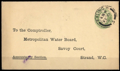 1902, Grossbritannien, PU, Brief