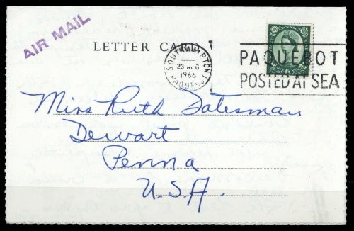 1966, Grossbritannien, 333, Brief
