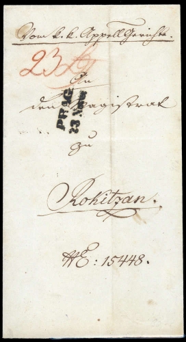 Tschechoslowakei, Brief