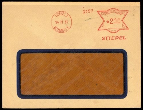 Tschechoslowakei, Brief