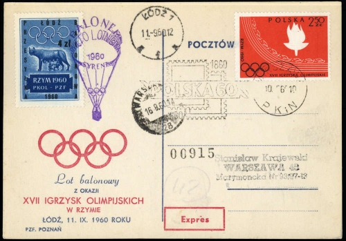 1960, Polen, 1172 A u.a., Brief