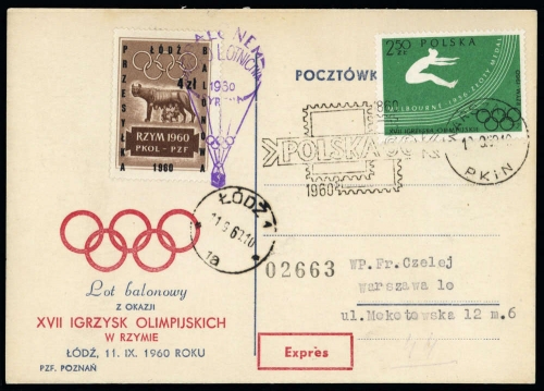 1960, Polen, 1173 A u.a., Brief