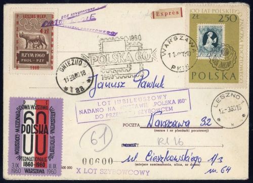 1960, Polen, 1155 A u.a., Brief