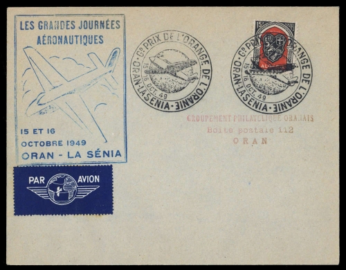 1949, Algerien, 276, Brief