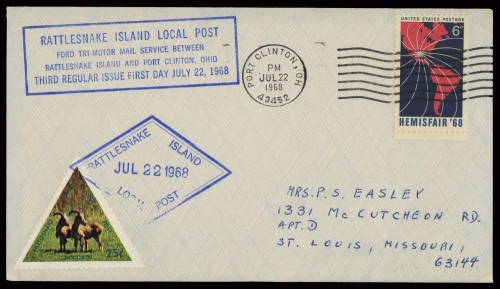 1968, USA, 946 u.a., Brief