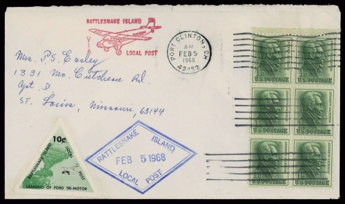 1968, USA, 816 (6) u.a., Brief