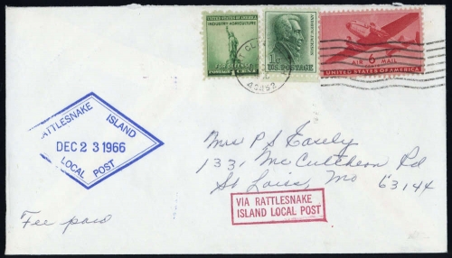 1966, USA, 500 u.a., Brief