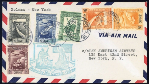 1941, Portugiesisch Guinea, 244-45 u.a., Brief