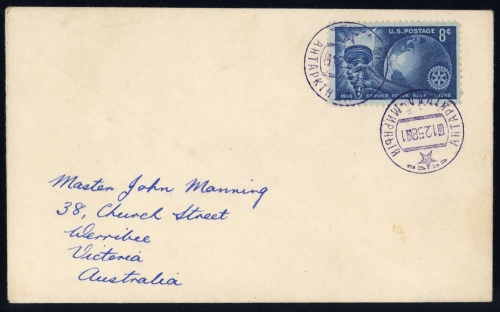 1958, Expeditionen,Antarktis,, USA 686, Brief
