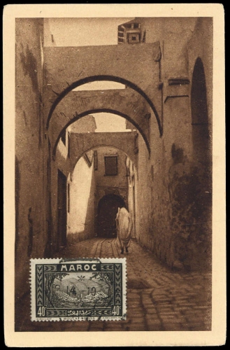 1933, Französische Post in Marokko, 102, Brief