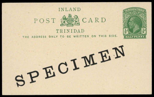 1915, Trinidad und Tobago, P 1 SP, Brief