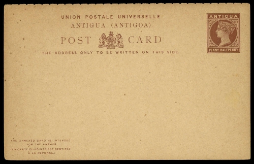 1886, Antigua und Antigua Barbuda, P 5, Brief