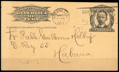 1917, Cuba, P 1, Brief