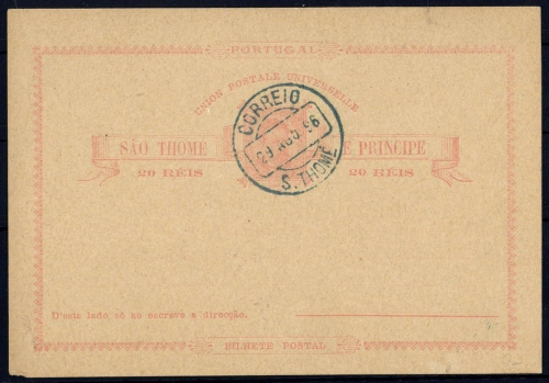 1885, St. Thomas und Prinzeninseln, P 2 B a, Brief