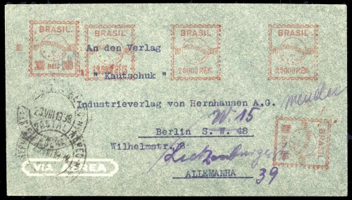 1938, Brasilien, 535, Brief