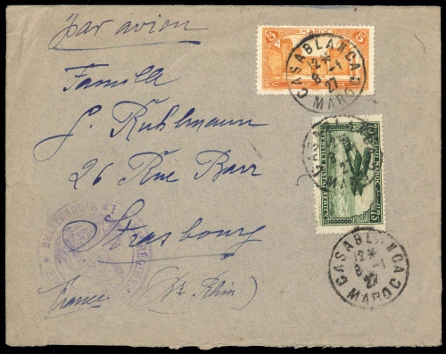 1922, Marokko, 42 II u.a., Brief