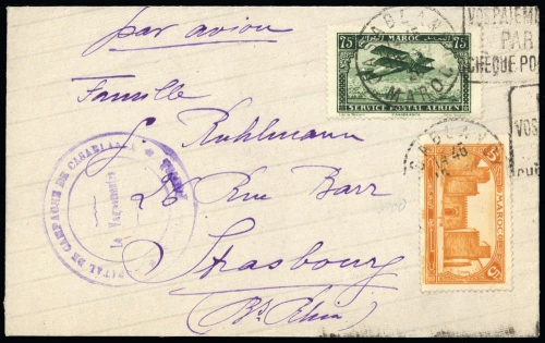 1922, Marokko, 42 II u.a., Brief