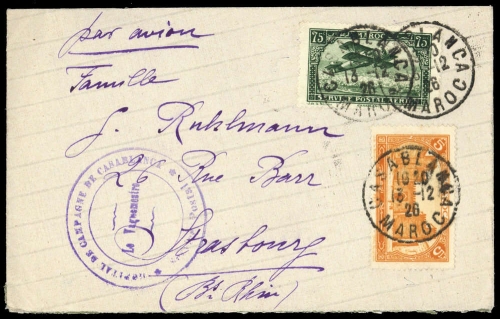 1922, Marokko, 42 II u.a., Brief