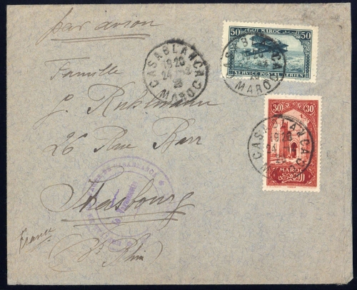 1922, Marokko, 40, 59, Brief