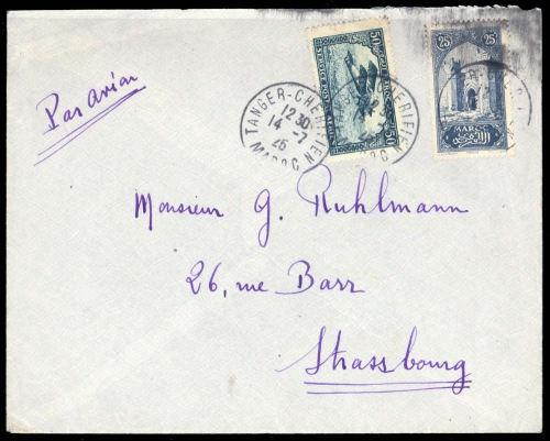 1917, Marokko, 40 I, 28, Brief