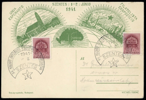 1941, Ungarn, 598 (2), Brief