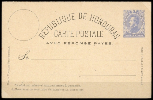 1882, Honduras, P 4 I, Brief