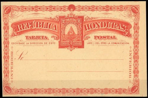 1890, Honduras, P 5, Brief